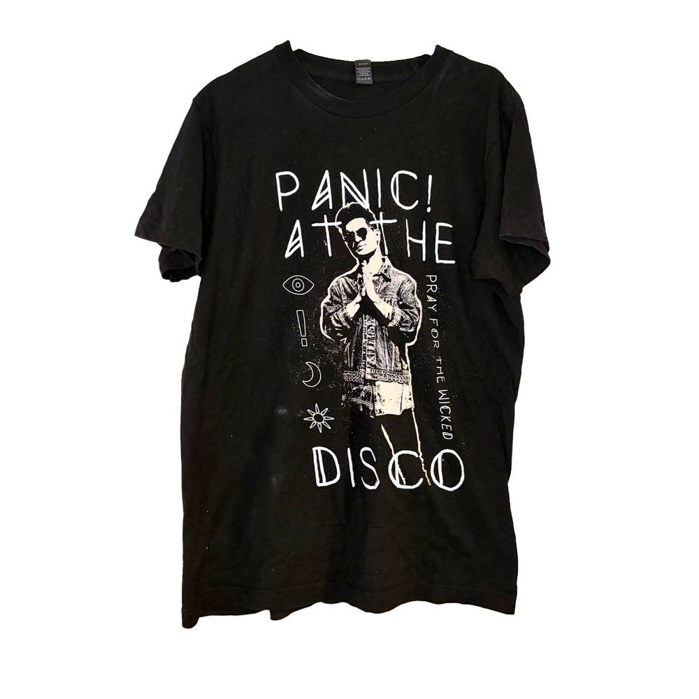Panic At The Disco Pray For The Wicked 2019 Tour Shirt Mens M Black Band Tee